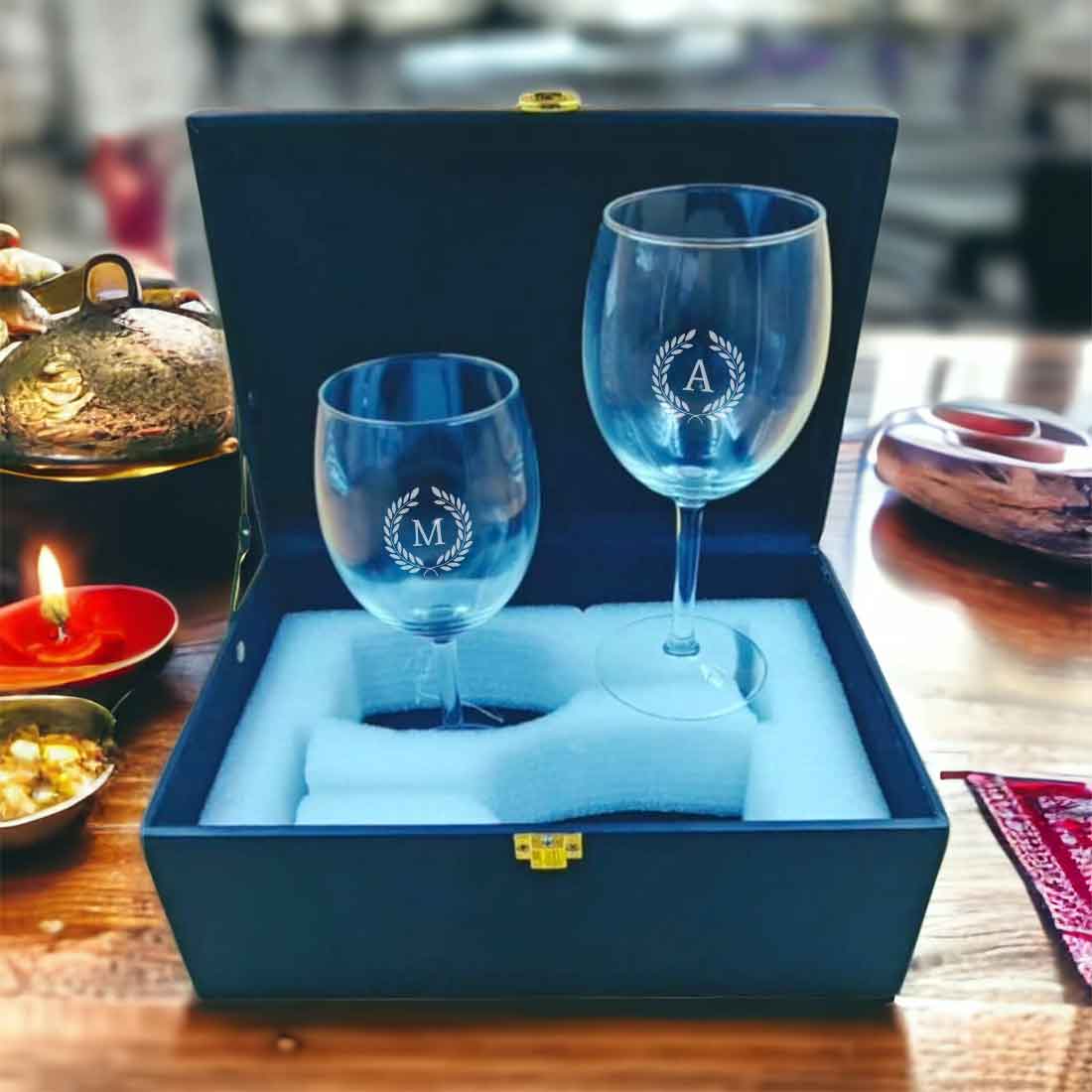 Engraved Wine Glasses